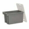 Container + lid set for barrier-free toilet - 80 liters